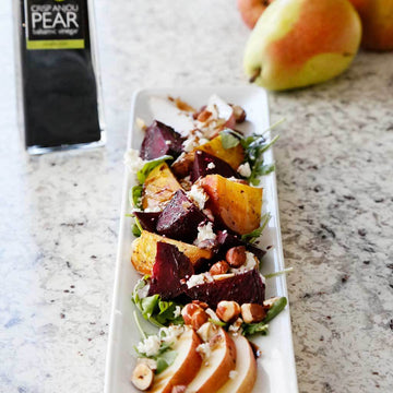 Roasted Beet, Pear, & Nut Salad