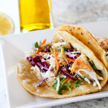 Zesty Fish Tacos with Cucumber Slaw