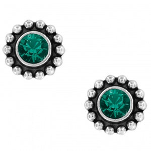 J2049D Twinkle Emerald Mini Post Earrings