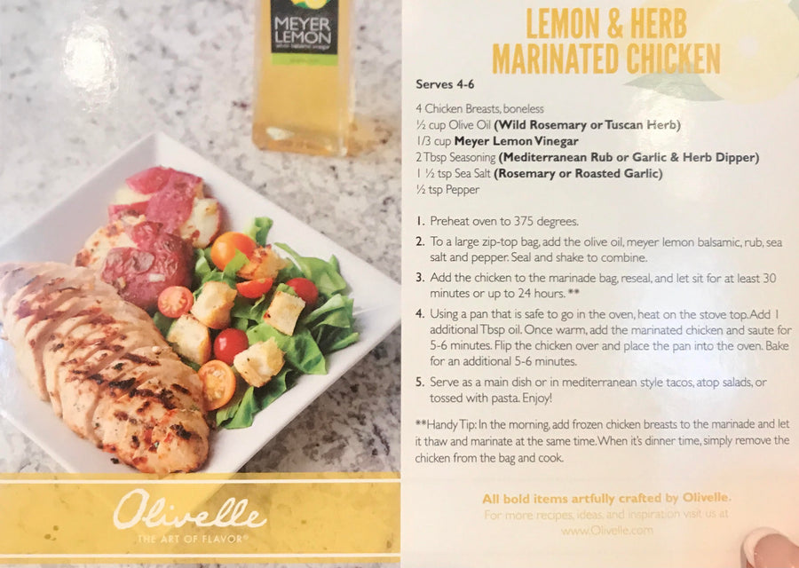 Lemon & Herb Marinated Chicken Recipe Kit