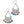 Load image into Gallery viewer, JA4763 Elora Gems Drops French Wire Earrings
