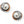 Load image into Gallery viewer, JA590E Neptune&#39;s Rings Pearl Button Earrings
