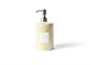 Gold Small Dot Mini Cylinder Soap Pump