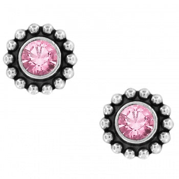 J2049B Twinkle Rose Mini Post Earrings