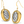 Load image into Gallery viewer, JA6912 Ferrara Artisan Two Tone French Wire Earrings
