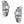 Load image into Gallery viewer, JA2671 Infinity Sparkle Hoop Earrings
