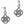Load image into Gallery viewer, JA1811 Interlok Petite Post Drop Earrings
