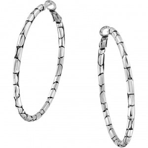 JA5410 Pebble Large Hoop Earrings