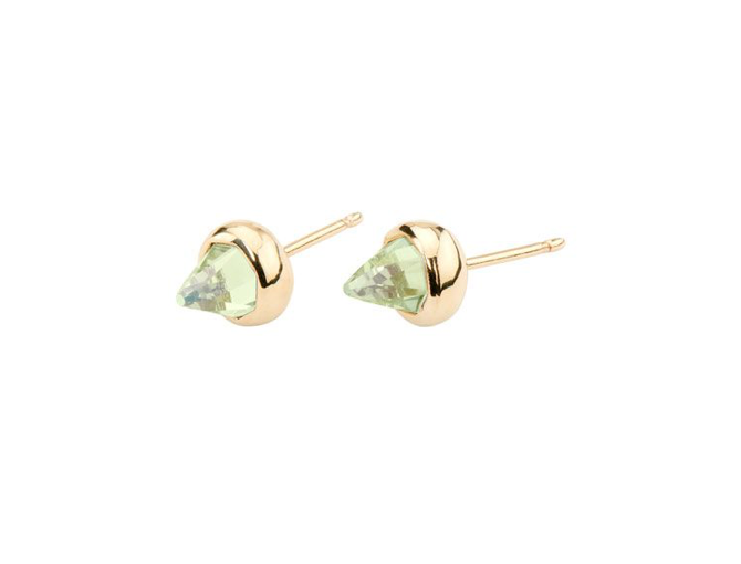 Crystal Clear Earring Gold
