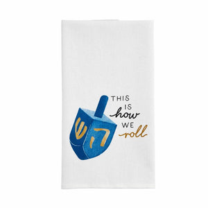Roll Hanukkah Towel