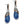 Load image into Gallery viewer, JA497A Neptune&#39;s Rings Brazil Blue Quart Teardrop Earrings
