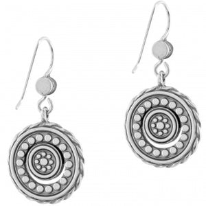 JA3623 Halo Eclipse French Wire Earrings