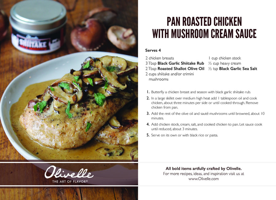 Pan Roasted Chicken with Mushroom Cream Sauce Gift Set