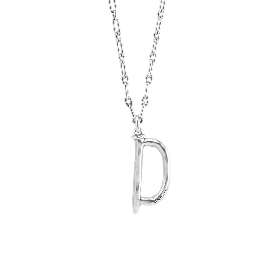 Charm Large D - Silver