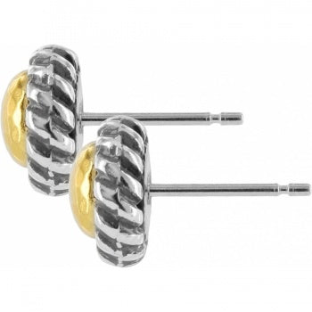 J20911 Silver / Gold Magic Mini Post Earrings