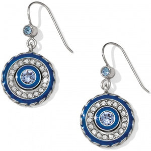 JA3623 Halo Eclipse French Wire Earrings