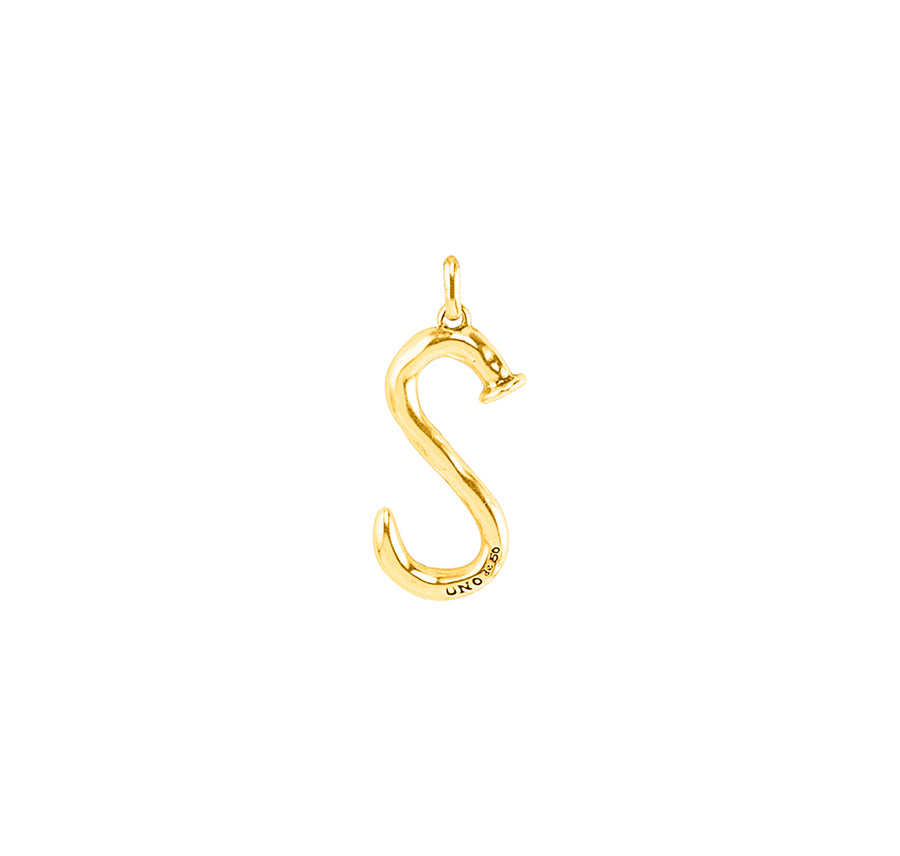 Charm Large S - Gold