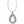 Load image into Gallery viewer, JM1840 Pebble Open Teardrop Necklace
