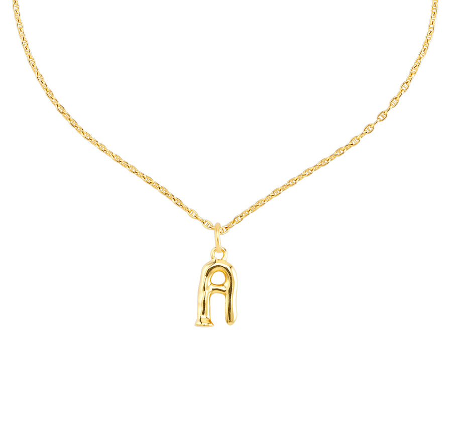 Charm Small A - Gold