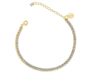 Infinite Bling Tennis Bracelet - Gold