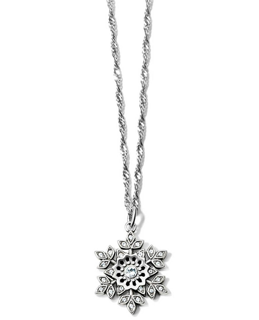JM2041 Glint Snowflake Necklace