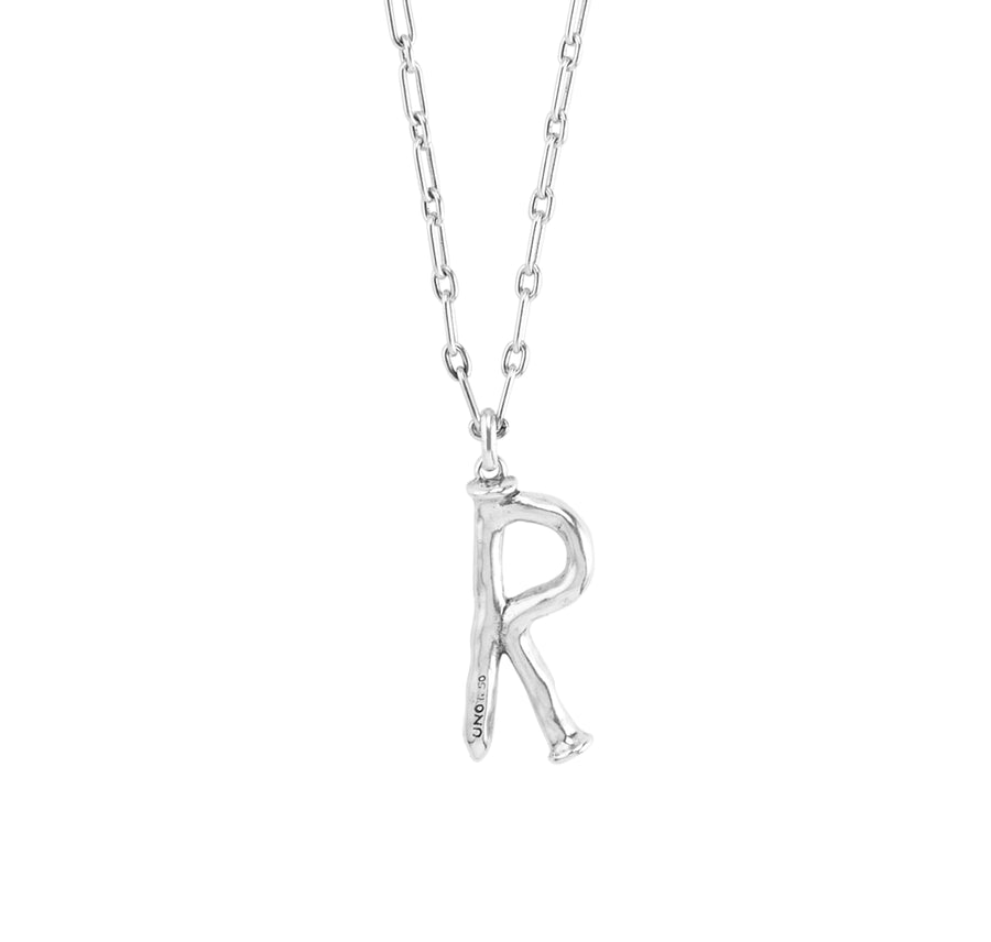 Charm Large R - Silver