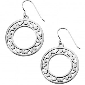 JA5380 Contempo Open Ring French Wire Earrings