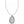 Load image into Gallery viewer, JL6762 Neptune&#39;s Rings Gem Teardrop Necklace
