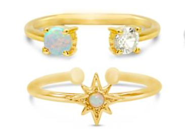 Pretty Little Rings - Celestial Stack Boxed - Gold