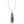 Load image into Gallery viewer, JL855B Neptune&#39;s Rings Pyramid Drop Banded Agate Necklace
