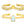Load image into Gallery viewer, Pretty Little Rings - Halo Tear Drop Stack Boxed - Gold
