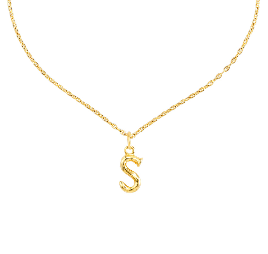 Charm Small S - Gold S