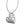 Load image into Gallery viewer, JM1000 Pebble Heart Necklace
