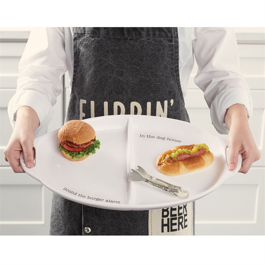 Burger & Hot Dog Platter Set