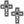 Load image into Gallery viewer, J21691 Starry Night Cross Mini Post Earrings
