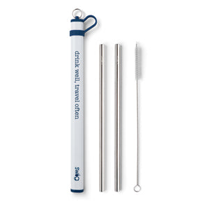 Double Stainless Steel Straw Sets