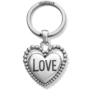 E18150  Beaded Love Key Fob