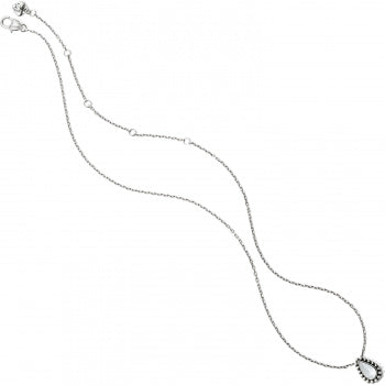 JM0991 Twinkle Teardrop Reversible Necklace