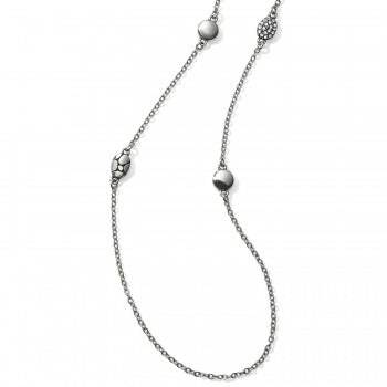 JL9971 Pebble Mix Long Necklace